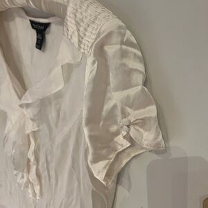 White House Black Market Silk Blouse